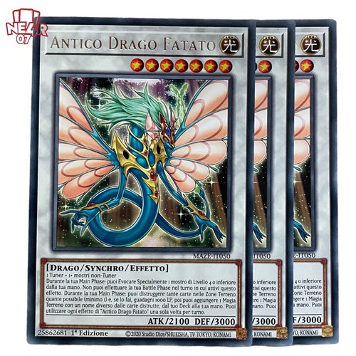Set x3 carte - yu-gi-oh!, ita