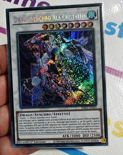 Drago synchro ala - ala, cristallo